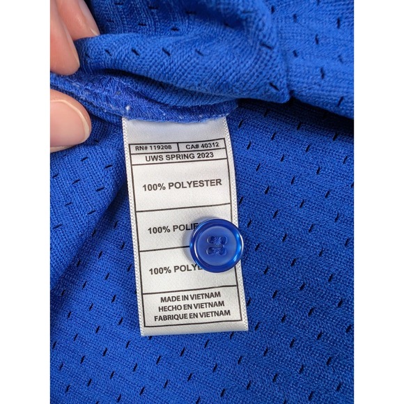 Mike Piazza Los Angeles Dodgers Mitchell & Ness Cooperstown Jersey Mens 44L Blue - Picture 7 of 10